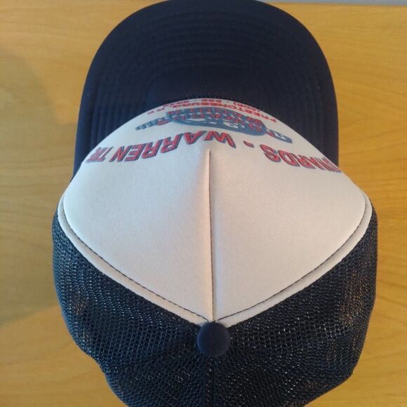 Deadstock Vintage Edwards-Warren Tire Snap Back Trucker Hat - Picture 6 of 9